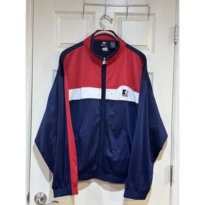 Vintage Starter Zip Up Long Sleeve Size XL